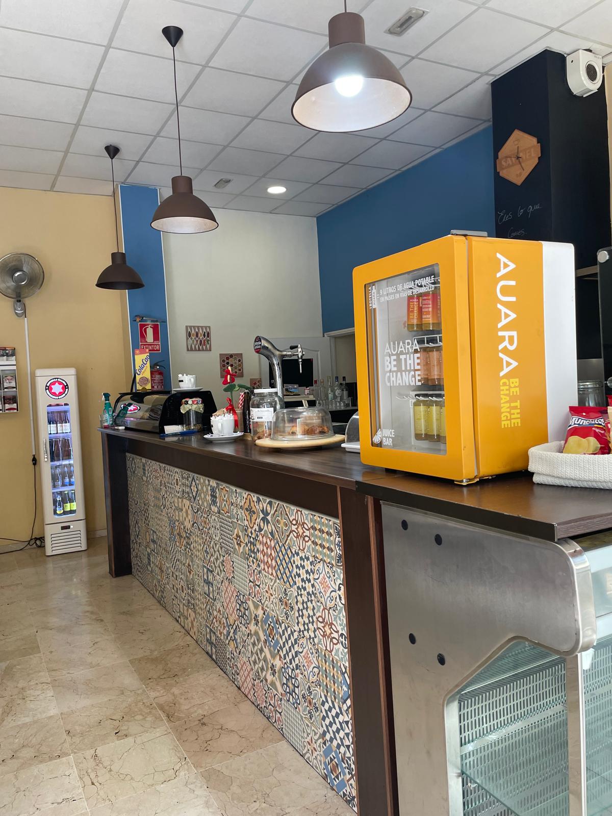 Barra de mosaico hidráulico de Cafetería Savinel